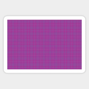 Coffee Coffee Coffee Violet Plaids 001#009 Magnet